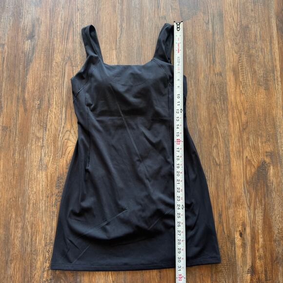 Calia Inspire Scoop Back Dress pure black SMALL skort dress athletic dress $108 - Picture 7 of 13